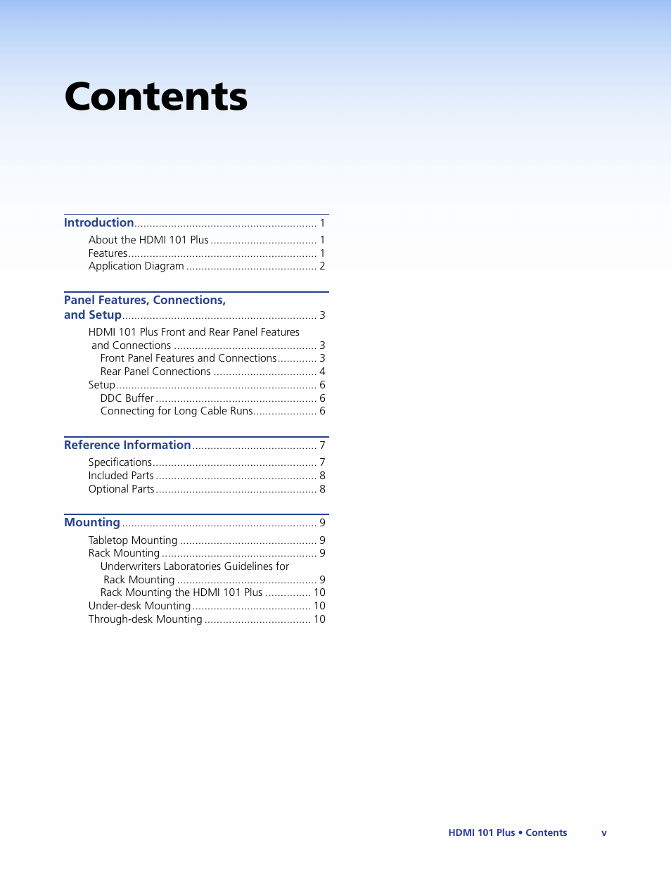Extron Electronics HDMI 101 Plus User Guide User Manual | Page 5 / 18