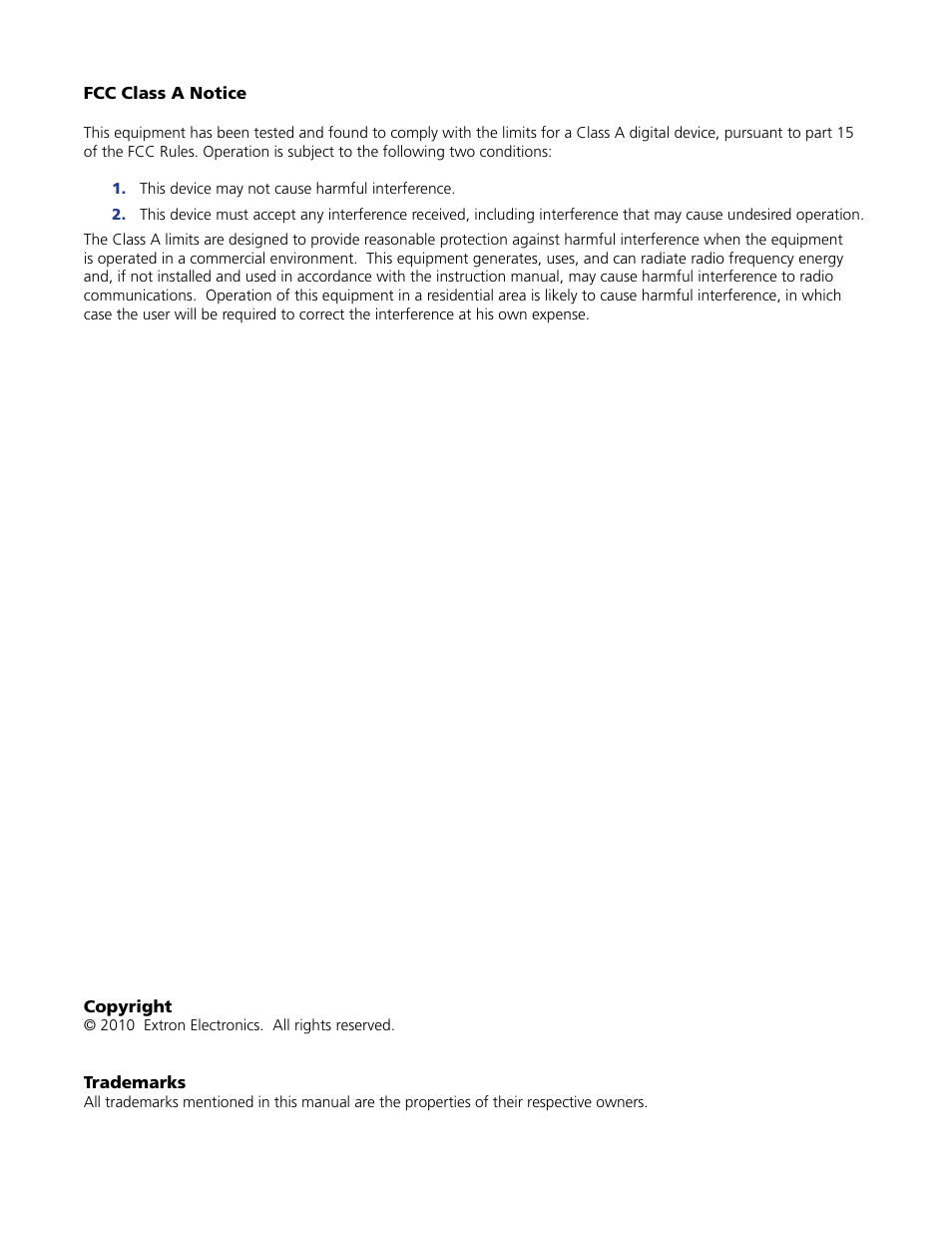 Extron Electronics HDMI 201 User Manual | Page 3 / 40