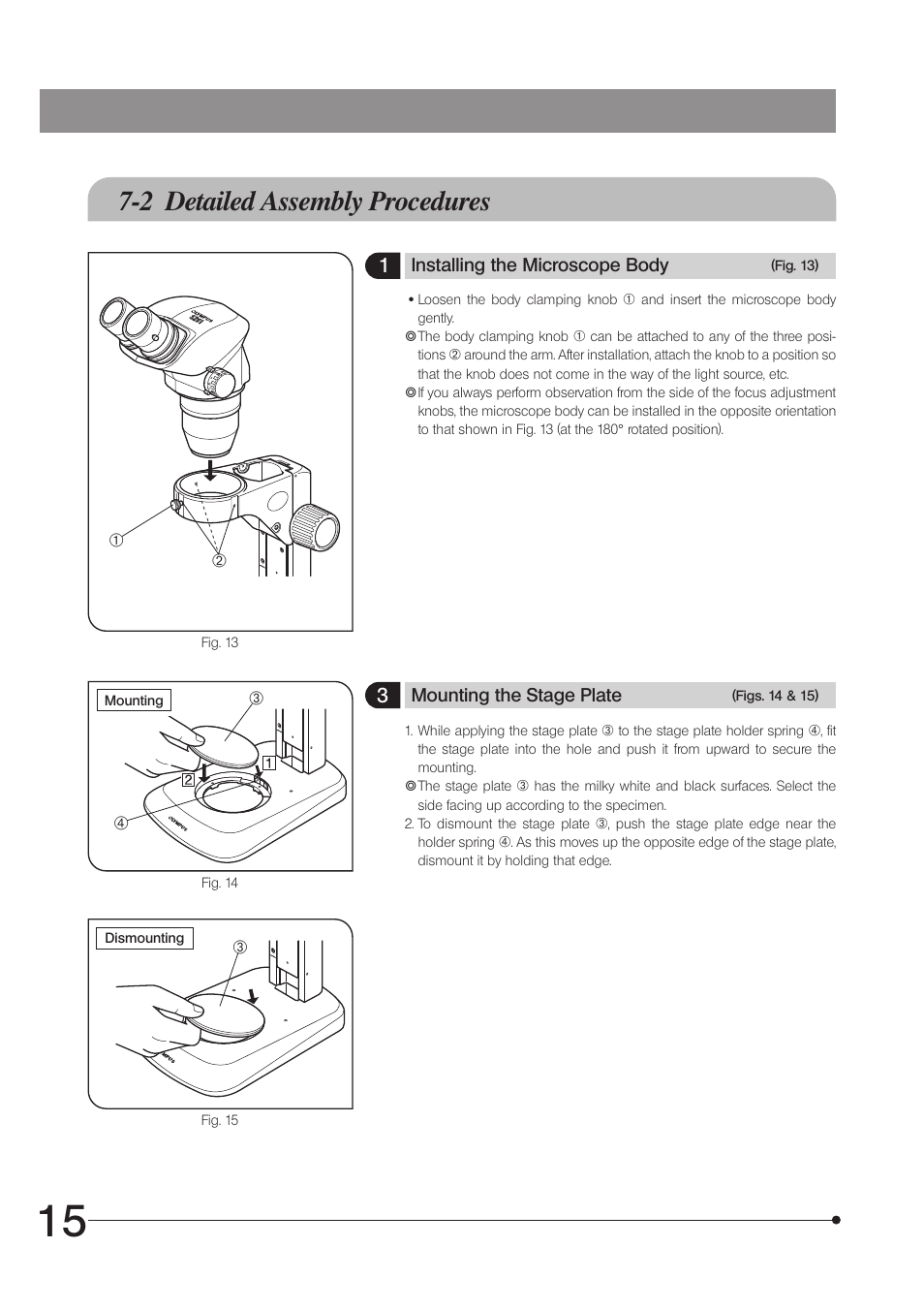 2 detailed assembly procedures | Olympus SZ61 User Manual | Page 18 / 28