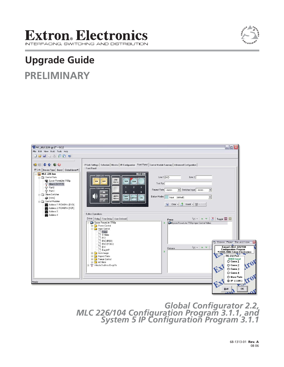 Extron Electronics Global Conﬁgurator 2.2 User Manual | 16 pages
