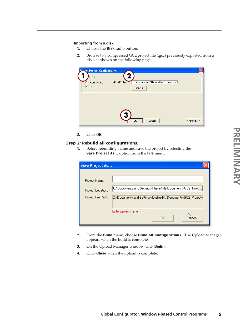 Preliminar y | Extron Electronics Global Conﬁgurator 2.2 User Manual | Page 6 / 16