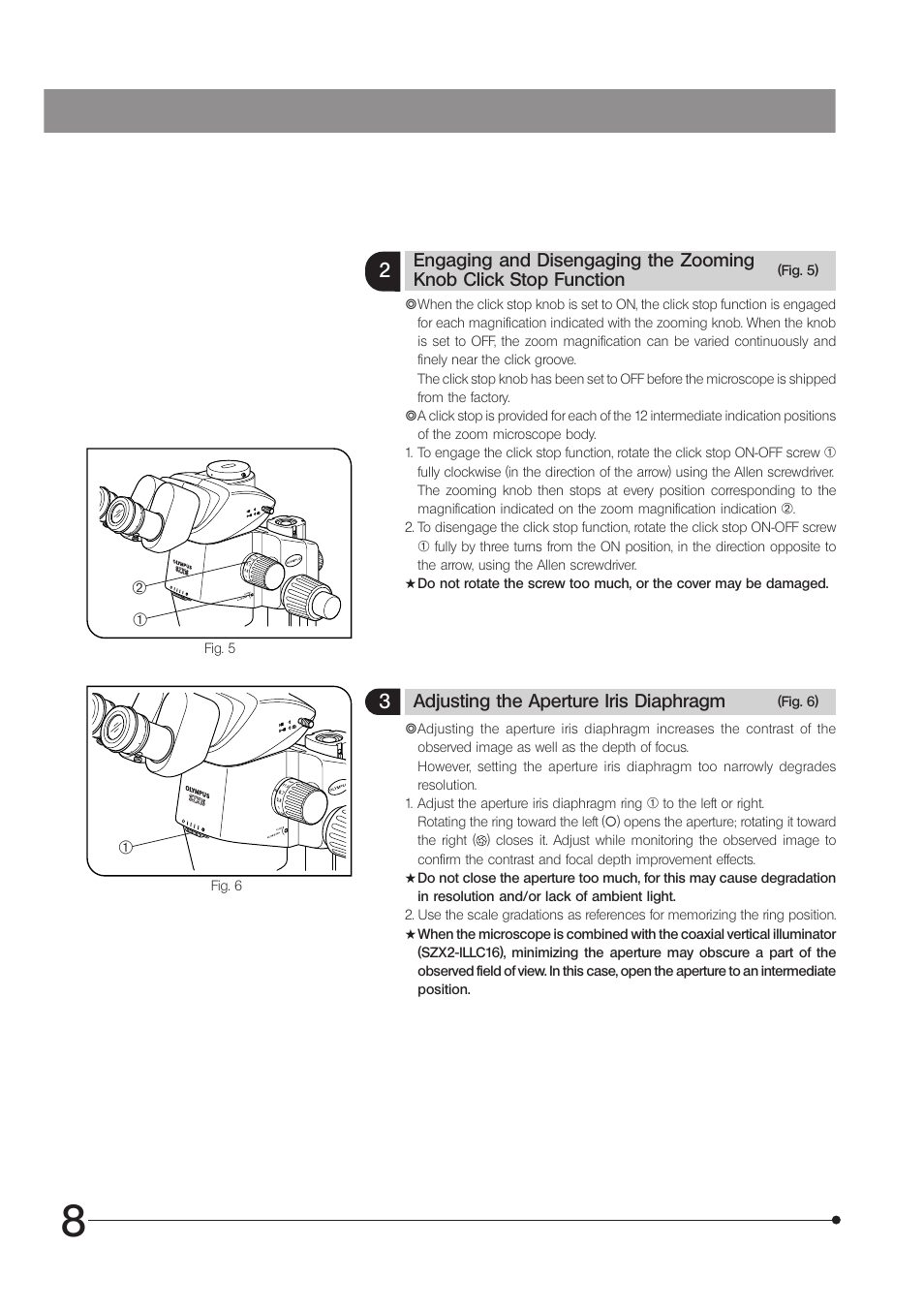Olympus SZX16 User Manual | Page 12 / 36