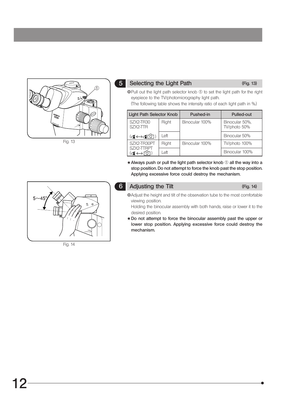Olympus SZX16 User Manual | Page 16 / 36