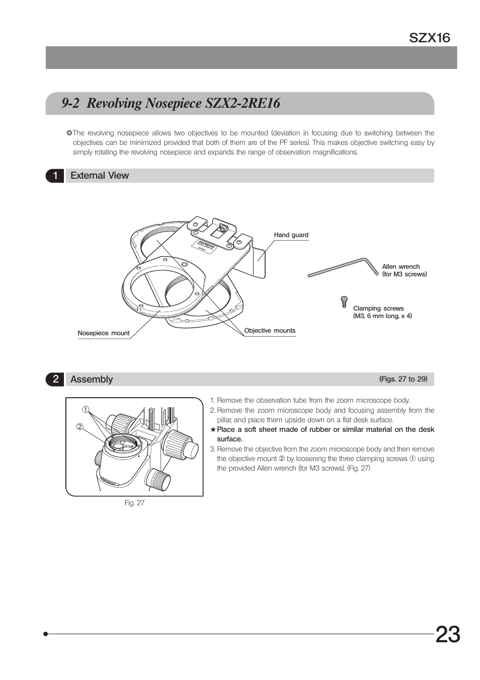 Szx16 | Olympus SZX16 User Manual | Page 27 / 36