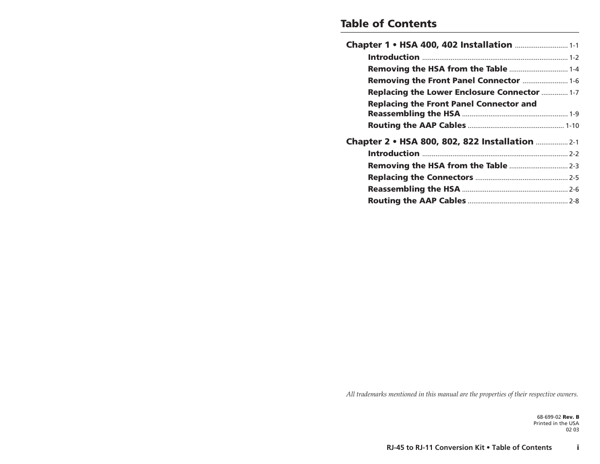 Extron Electronics RJ-11 Installation User Manual | Page 3 / 13