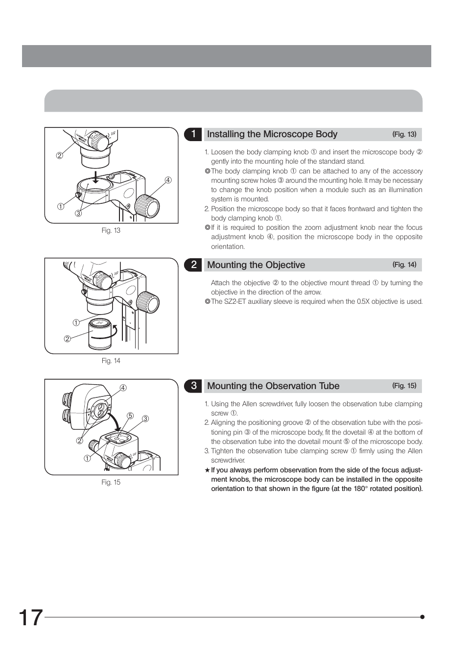 2 detailed assembly procedures | Olympus SZX7 User Manual | Page 20 / 32