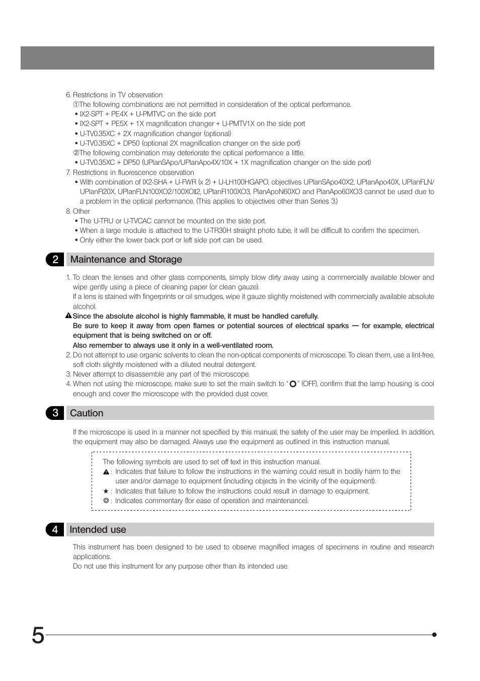 Olympus IX81 User Manual | Page 10 / 68