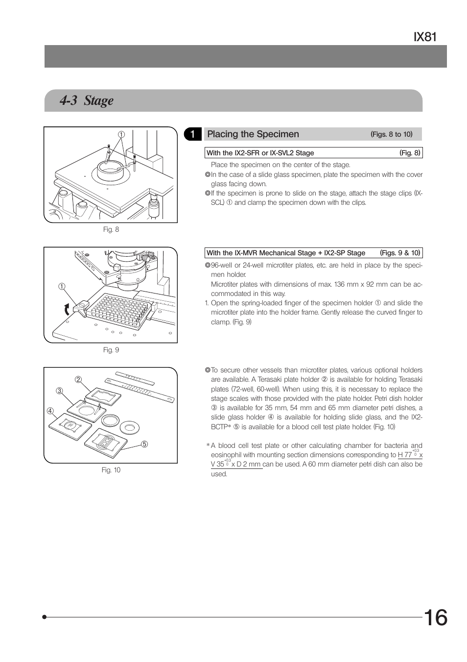 3 stage, Ix81 | Olympus IX81 User Manual | Page 21 / 68