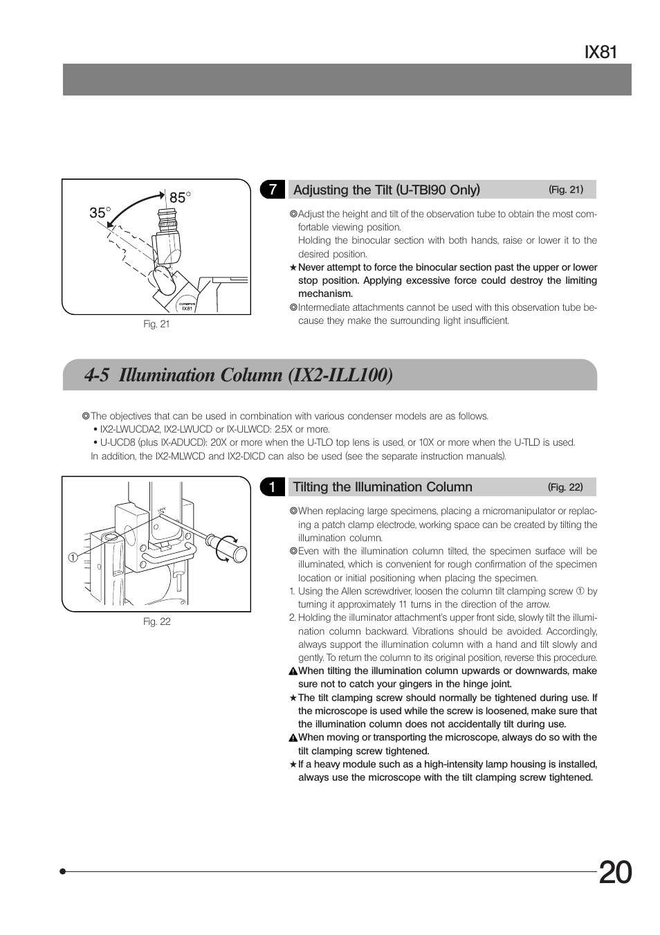 Ix81 | Olympus IX81 User Manual | Page 25 / 68