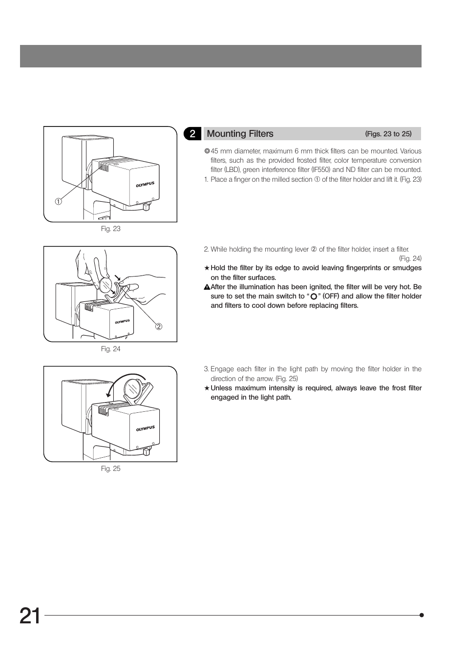 Olympus IX81 User Manual | Page 26 / 68