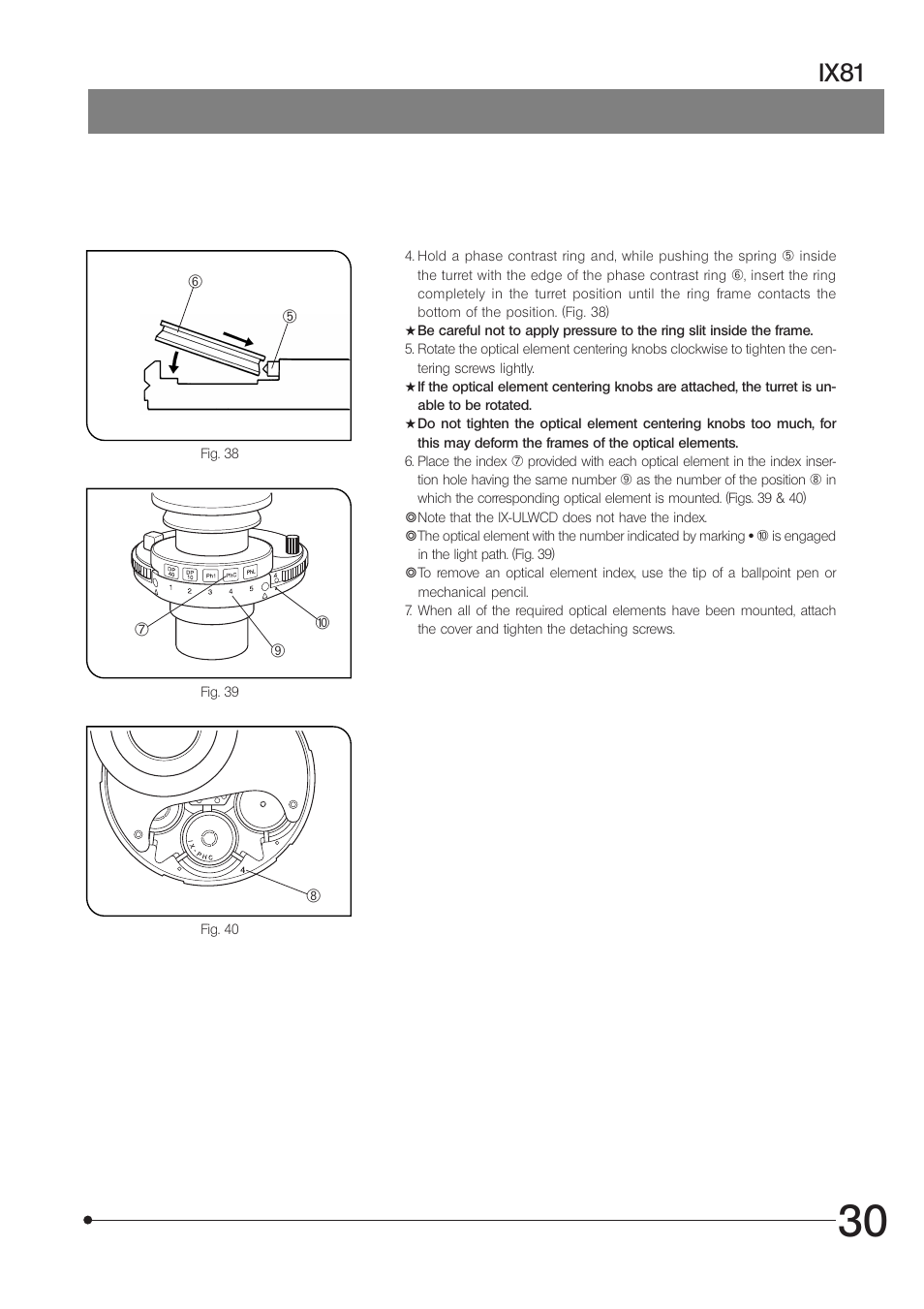 Ix81 | Olympus IX81 User Manual | Page 35 / 68