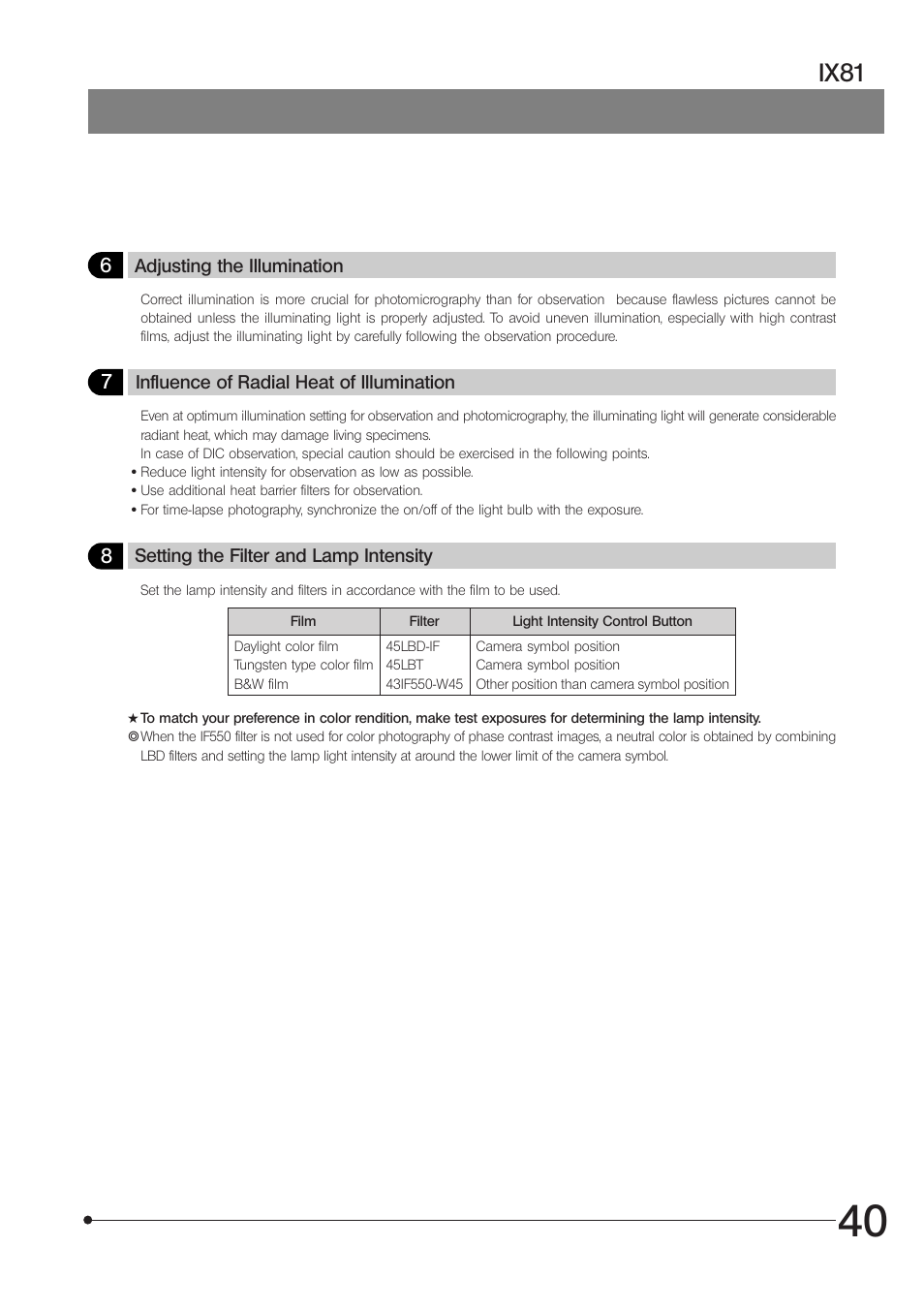 Ix81 | Olympus IX81 User Manual | Page 45 / 68