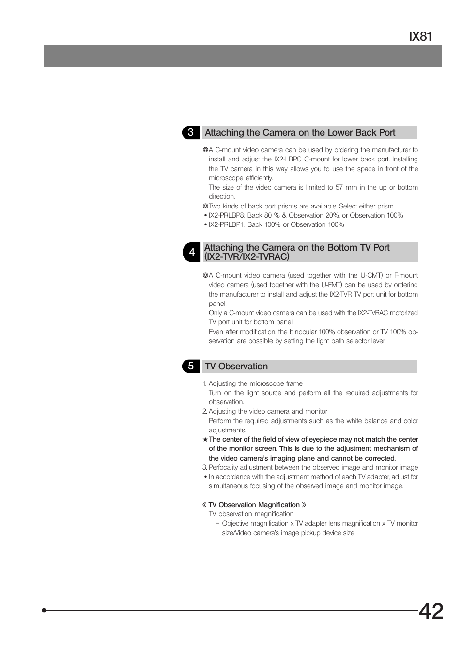 Ix81 | Olympus IX81 User Manual | Page 47 / 68