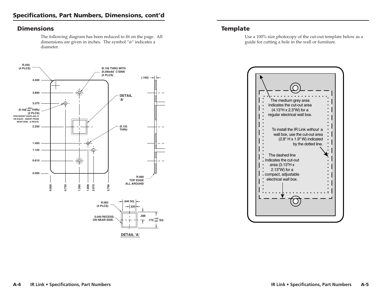 Template | Extron Electronics IR Link User Manual | Page 13 / 15