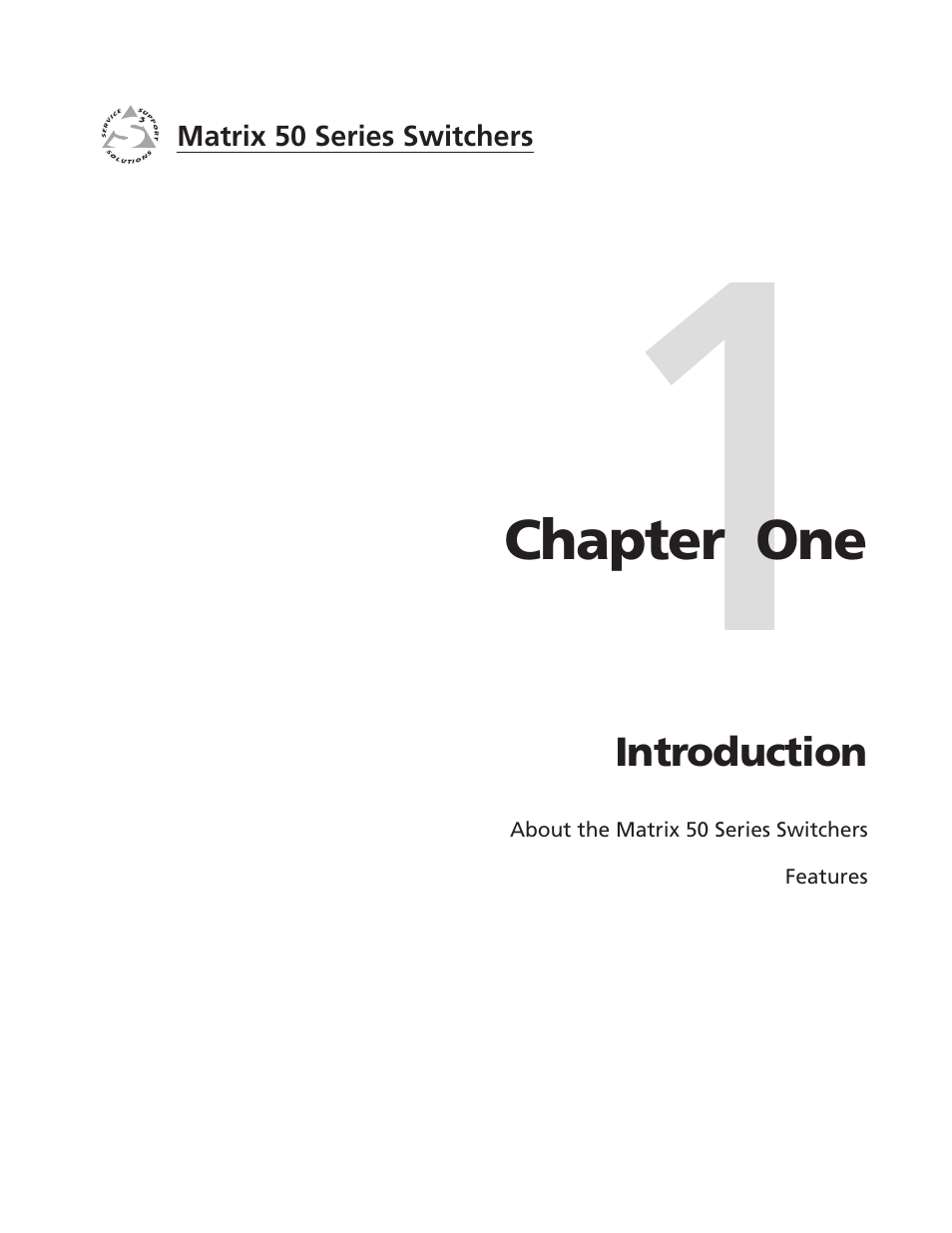 Extron Electronics Matrix 50 Series User Manual | Page 9 / 74