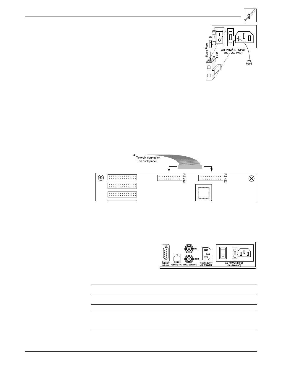 Changing the main fuse | Extron Electronics Matrix 100 Switcher User Manual | Page 34 / 63