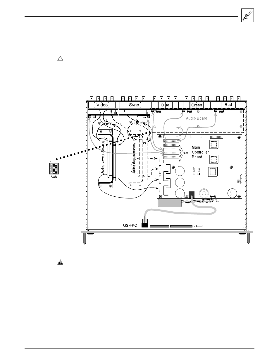 Chapter 4 • matrix 100 hardware installation, Extron • matrix 100 • user’s manual | Extron Electronics Matrix 100 Switcher User Manual | Page 38 / 63