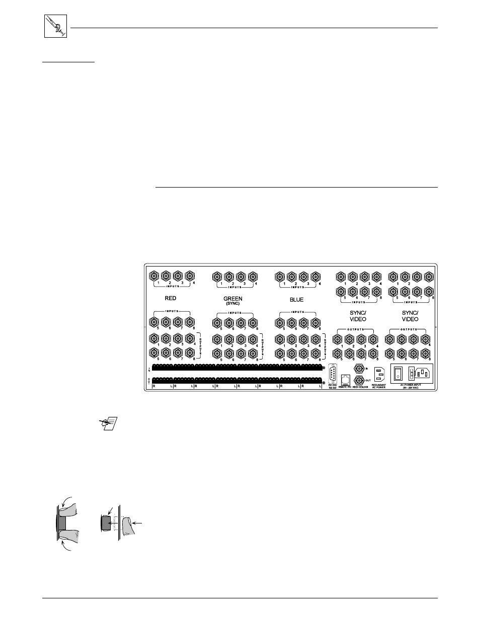 Extron Electronics Matrix 100 Switcher User Manual | Page 39 / 63