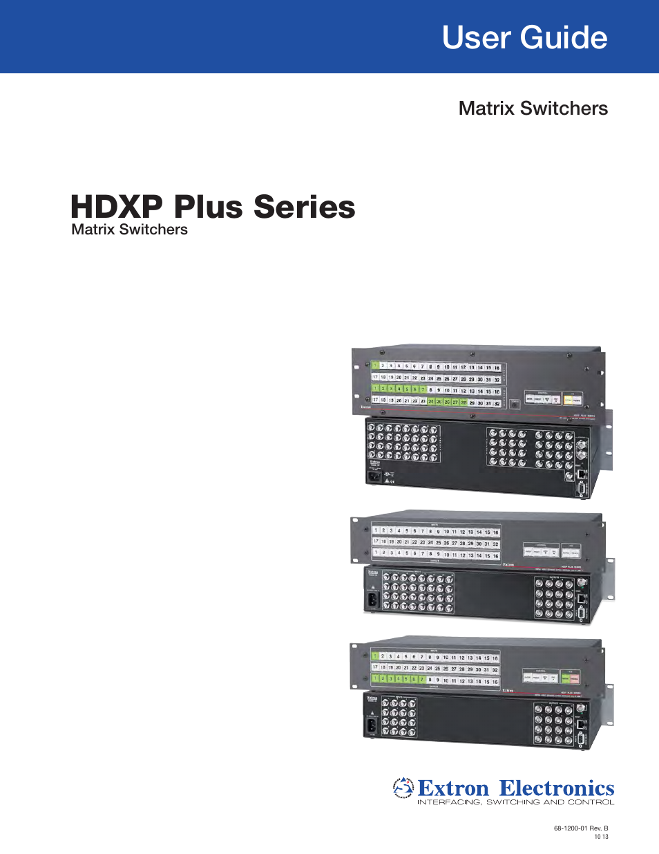 Extron Electronics HDXP Plus Series User Guide User Manual | 125 pages