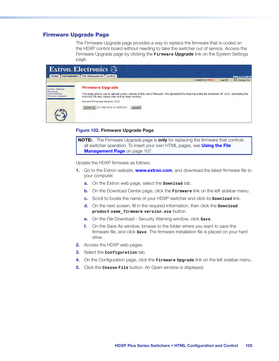 Extron Electronics HDXP Plus Series User Guide User Manual | Page 111 / 125