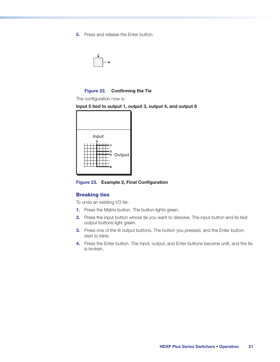 Breaking ties | Extron Electronics HDXP Plus Series User Guide User Manual | Page 27 / 125