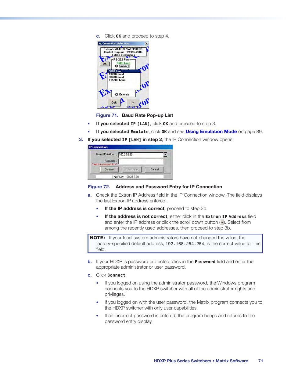Extron Electronics HDXP Plus Series User Guide User Manual | Page 77 / 125