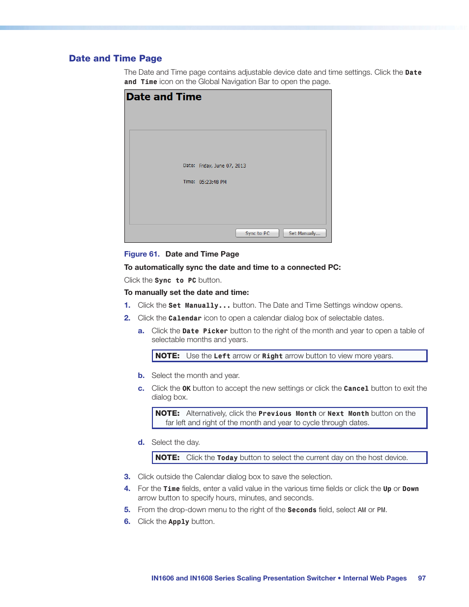 Extron Electronics IN1608 MA User Guide User Manual | Page 103 / 109