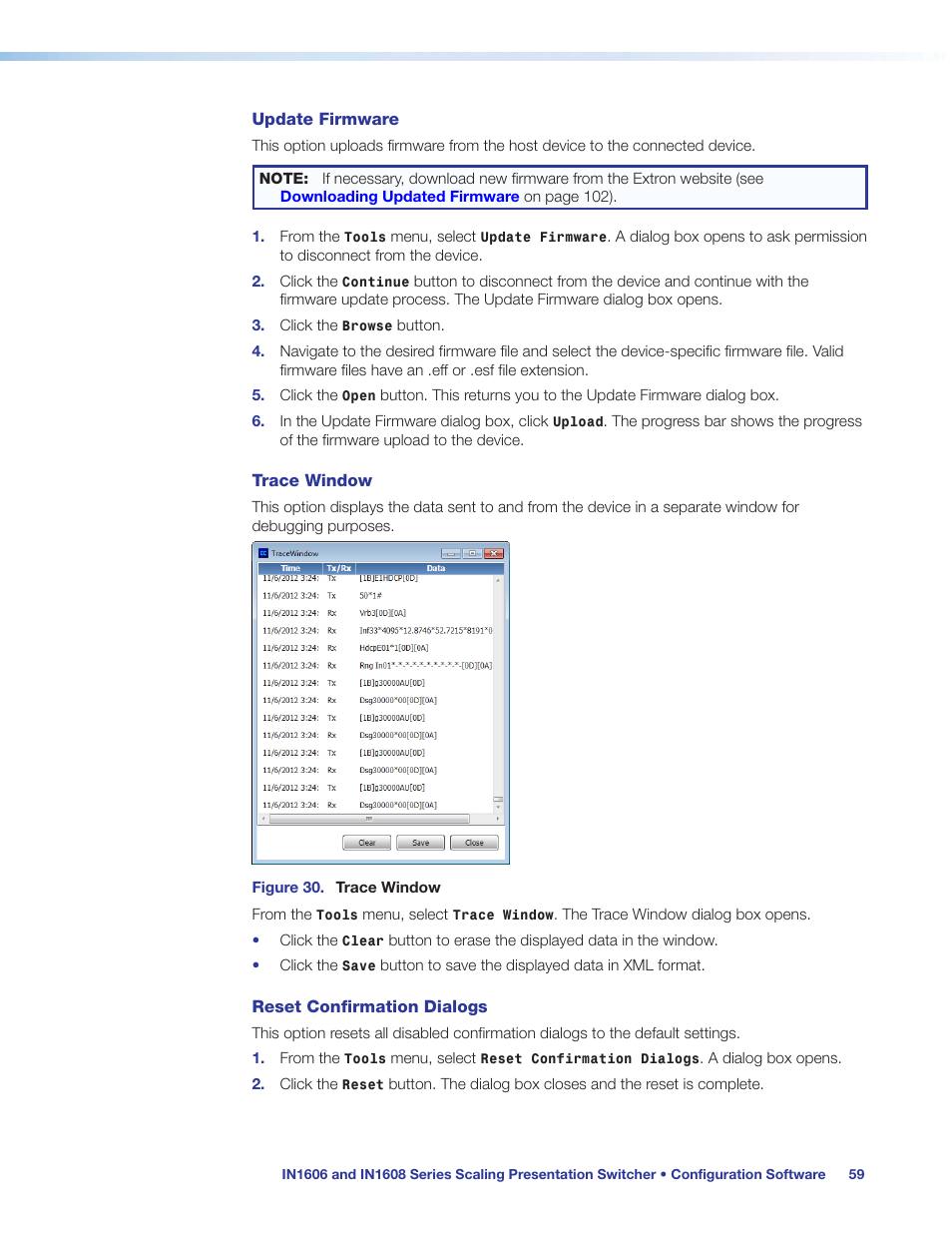 Extron Electronics IN1608 MA User Guide User Manual | Page 65 / 109