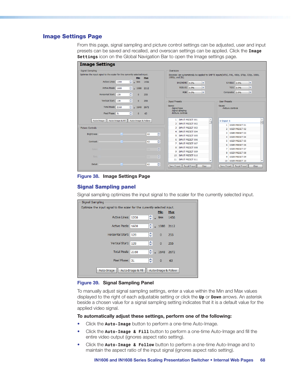 Extron Electronics IN1608 MA User Guide User Manual | Page 74 / 109