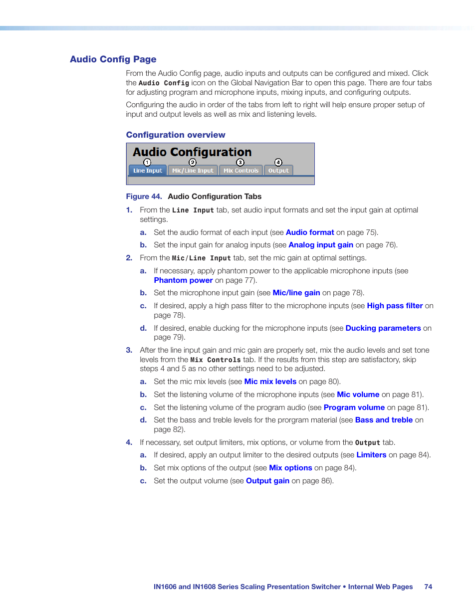 Extron Electronics IN1608 MA User Guide User Manual | Page 80 / 109