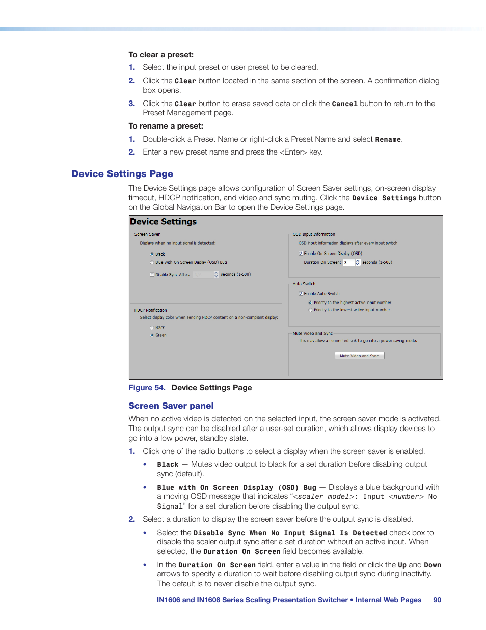 Extron Electronics IN1608 MA User Guide User Manual | Page 96 / 109