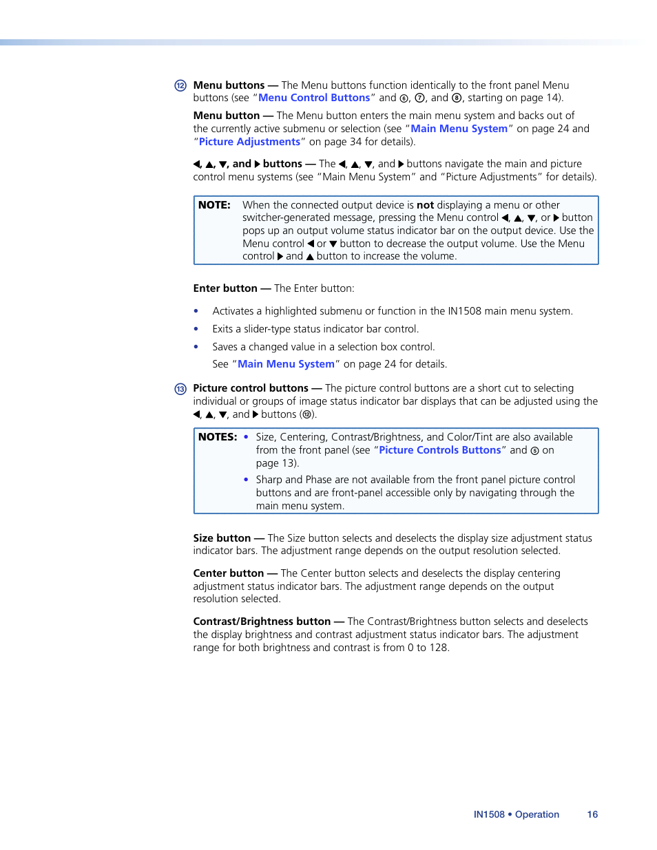 Extron Electronics IN1508 User Guide User Manual | Page 21 / 72
