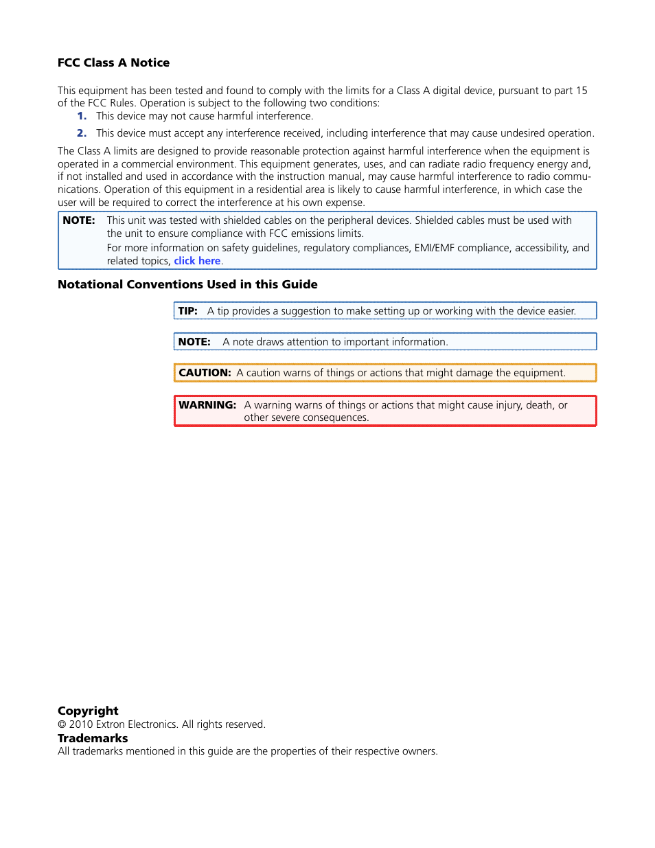 Extron Electronics IN1508 User Guide User Manual | Page 3 / 72