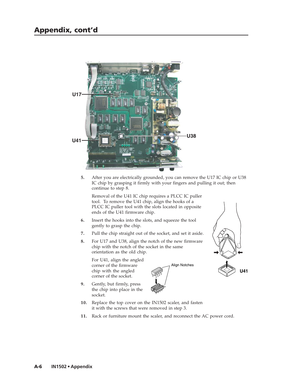 Appendix, cont’d | Extron Electronics IN1502 User Guide User Manual | Page 42 / 44