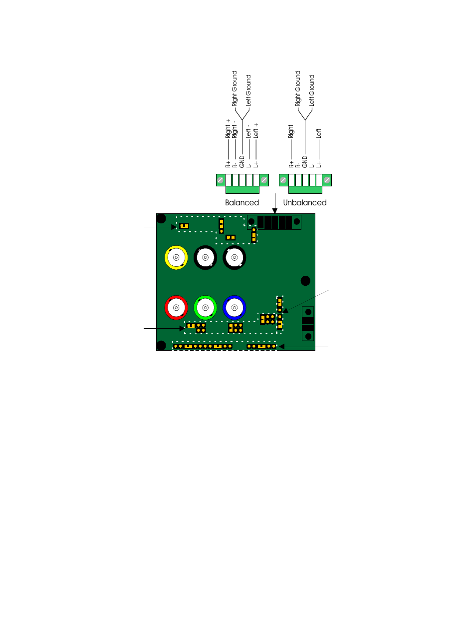 In3260 jumper illustration | Extron Electronics IN3260 User Manual | Page 6 / 17