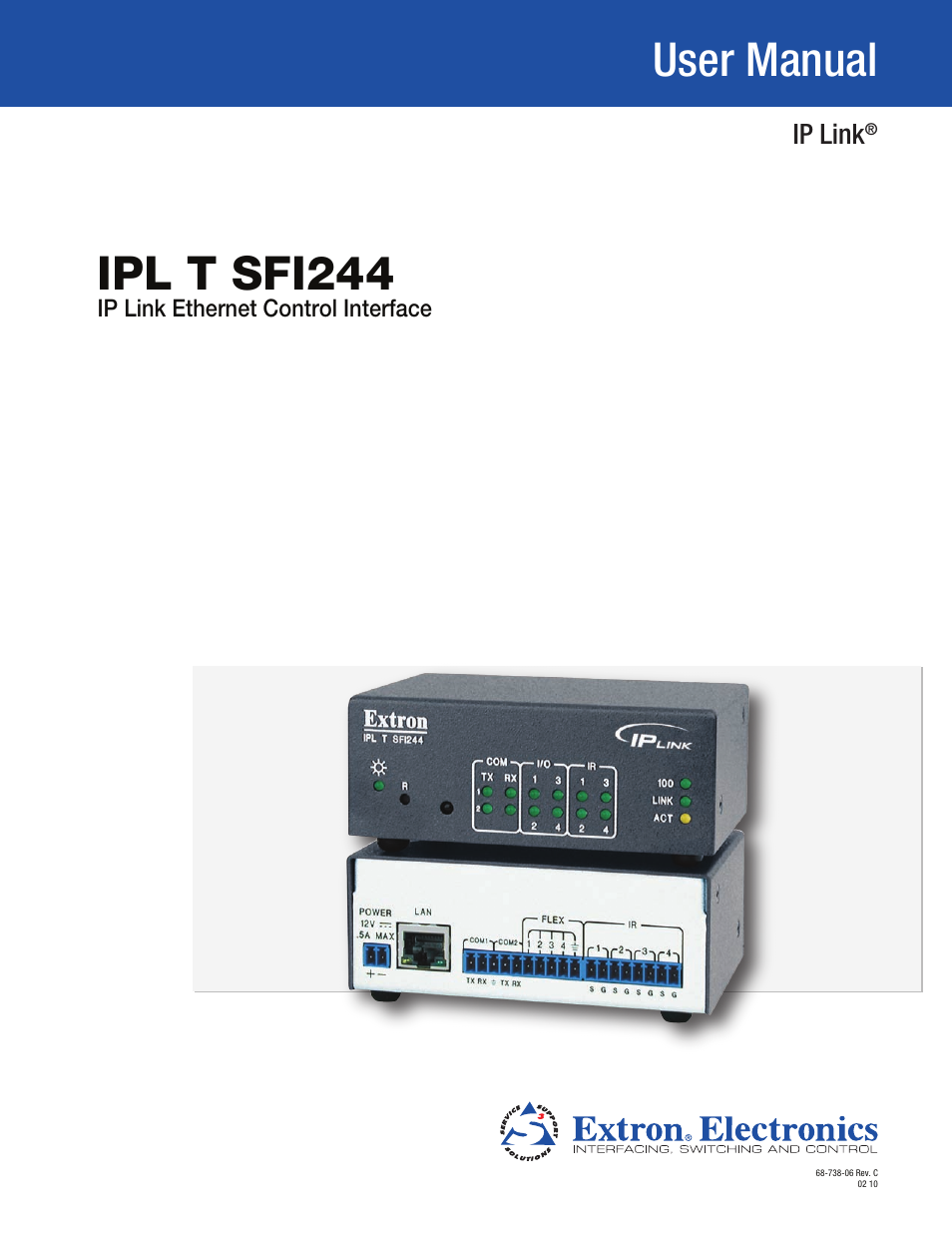 Extron Electronics IPL T SFI244 User Manual | 68 pages