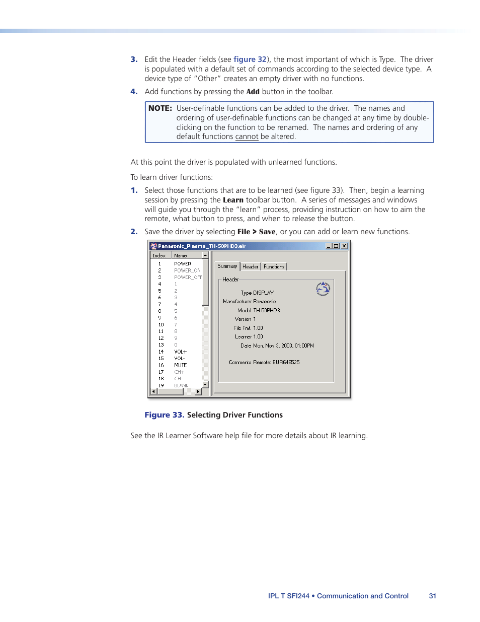 Extron Electronics IPL T SFI244 User Manual | Page 37 / 68