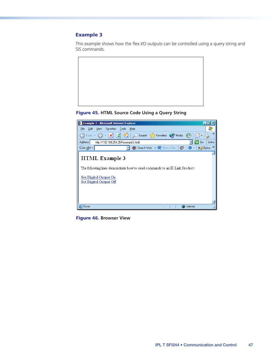 Example 3 | Extron Electronics IPL T SFI244 User Manual | Page 53 / 68