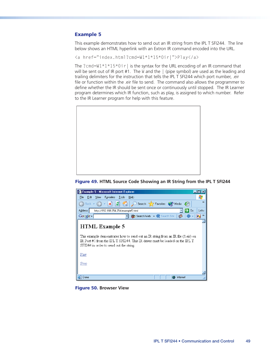 Extron Electronics IPL T SFI244 User Manual | Page 55 / 68
