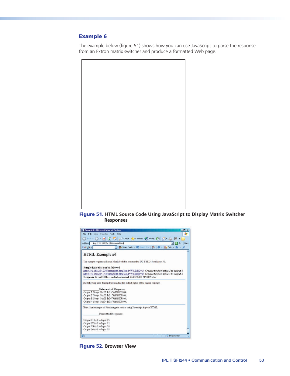 Extron Electronics IPL T SFI244 User Manual | Page 56 / 68