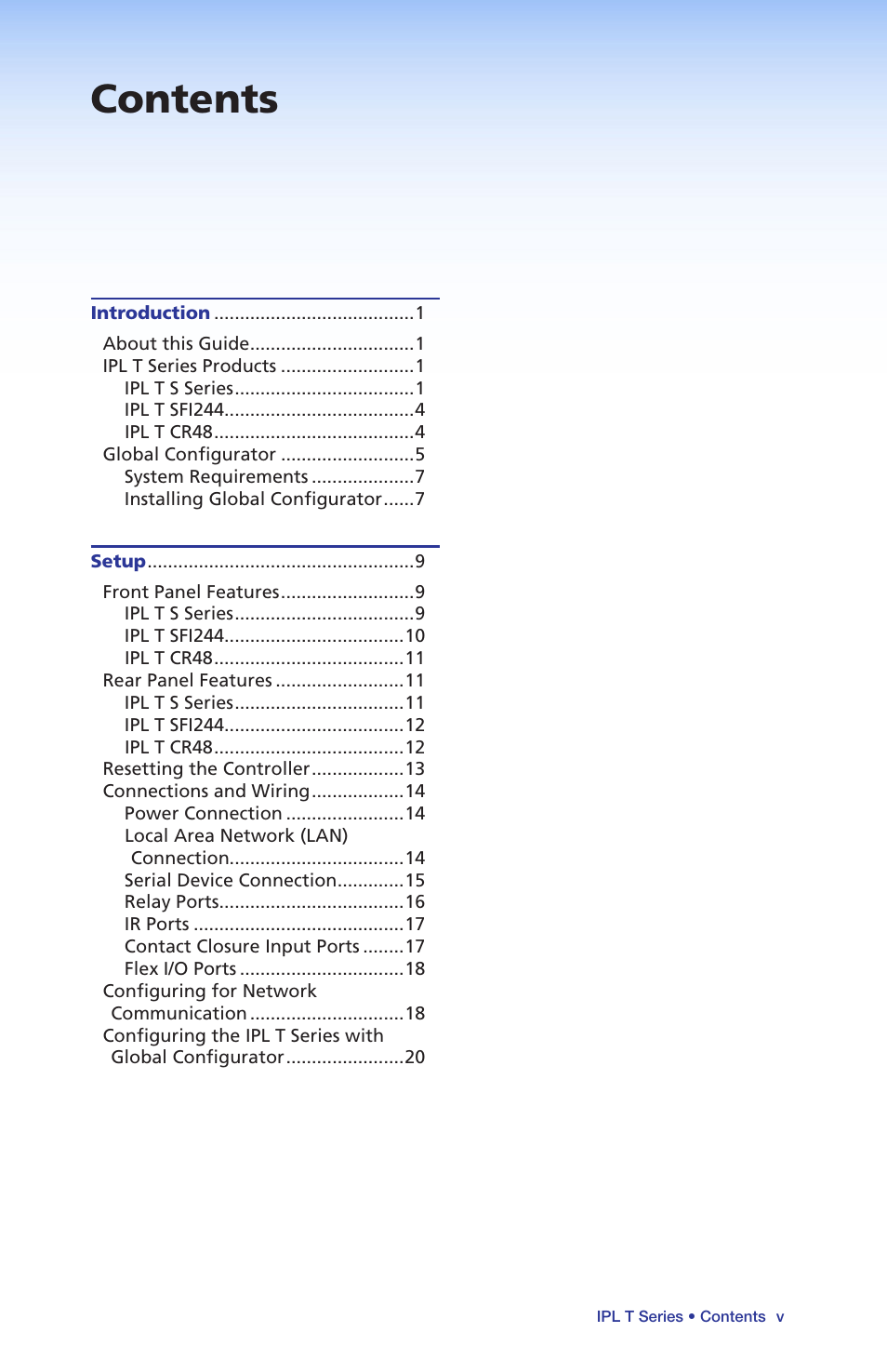 Extron Electronics IPL T Series Setup Guide User Manual | Page 5 / 29