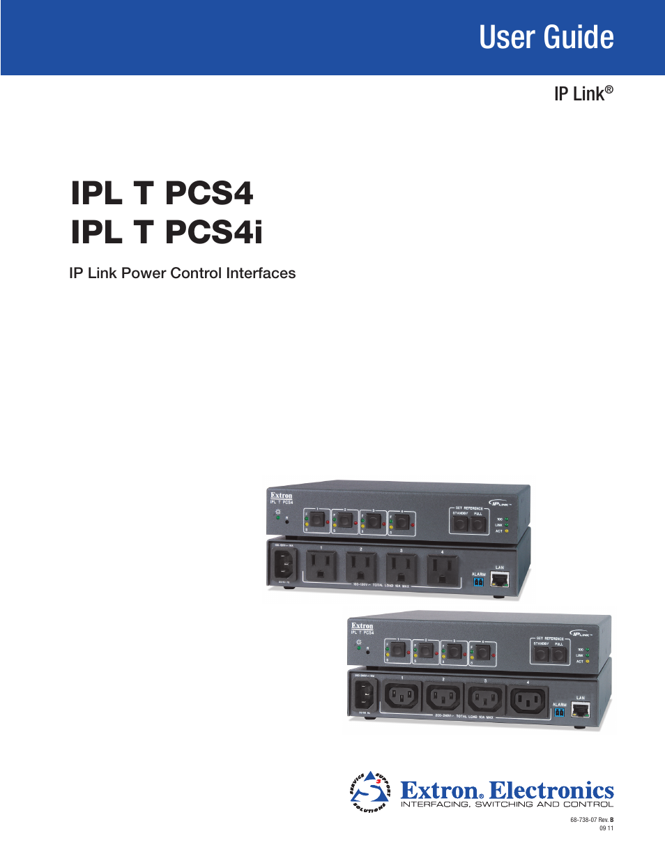 Extron Electronics IPL T PCS4i User Manual | 69 pages