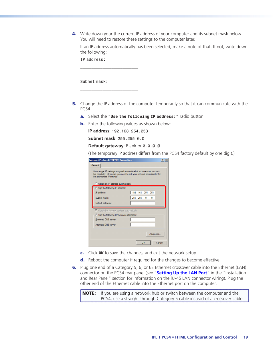 Extron Electronics IPL T PCS4i User Manual | Page 25 / 69