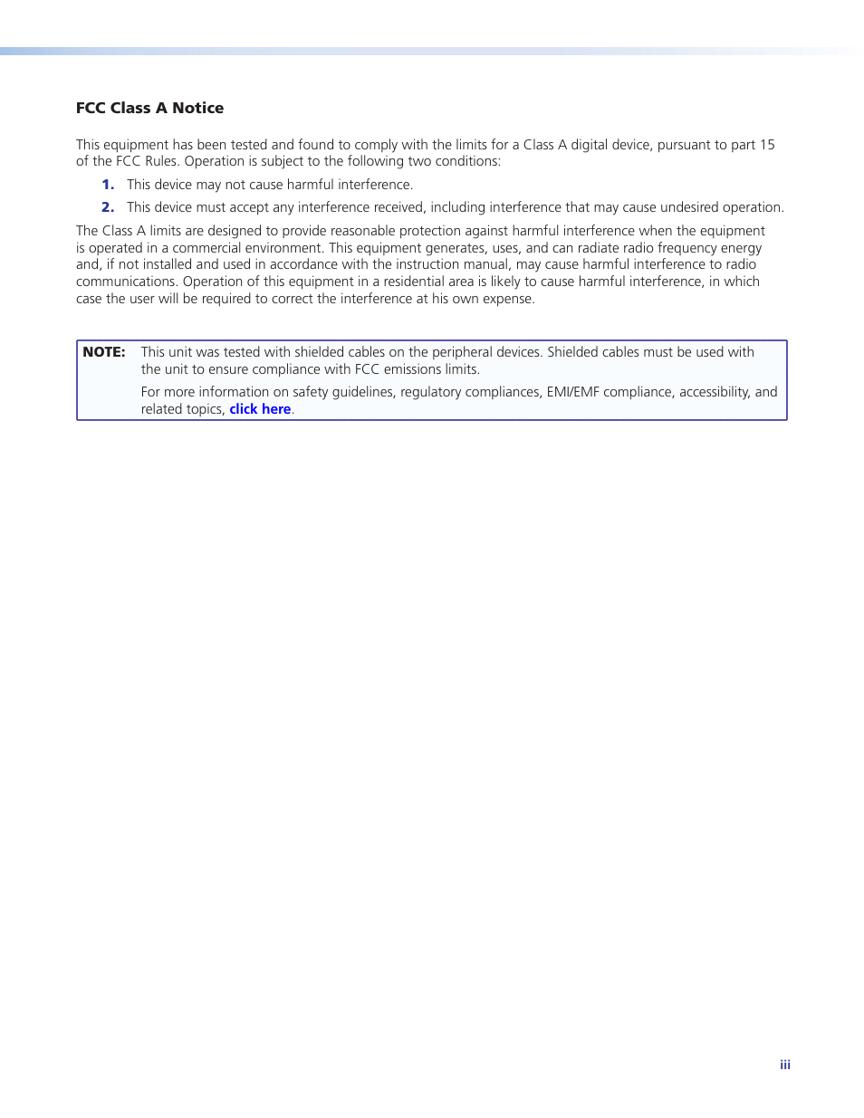 Extron Electronics IPL T PCS4i User Manual | Page 3 / 69