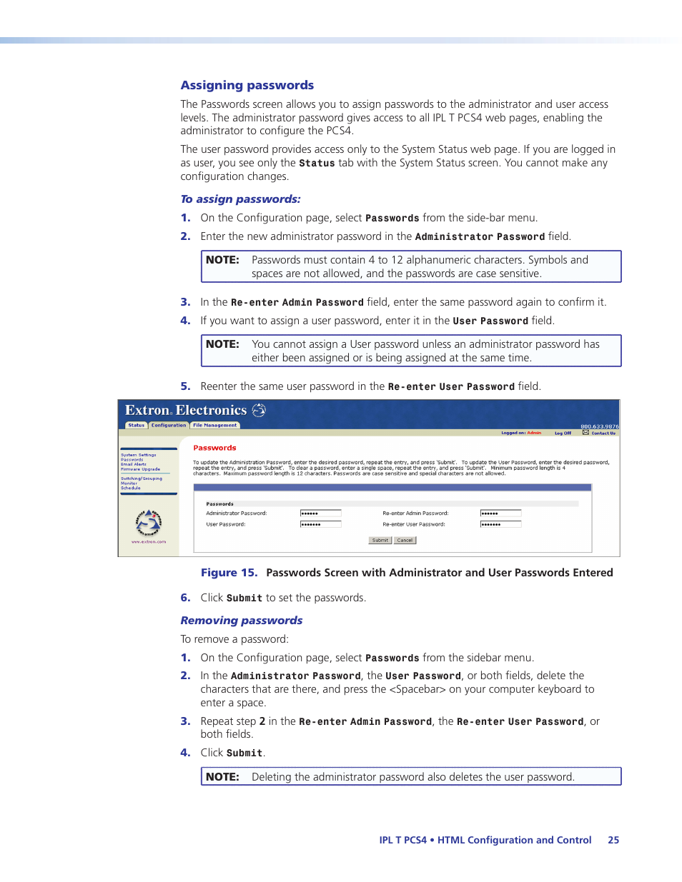 Extron Electronics IPL T PCS4i User Manual | Page 31 / 69