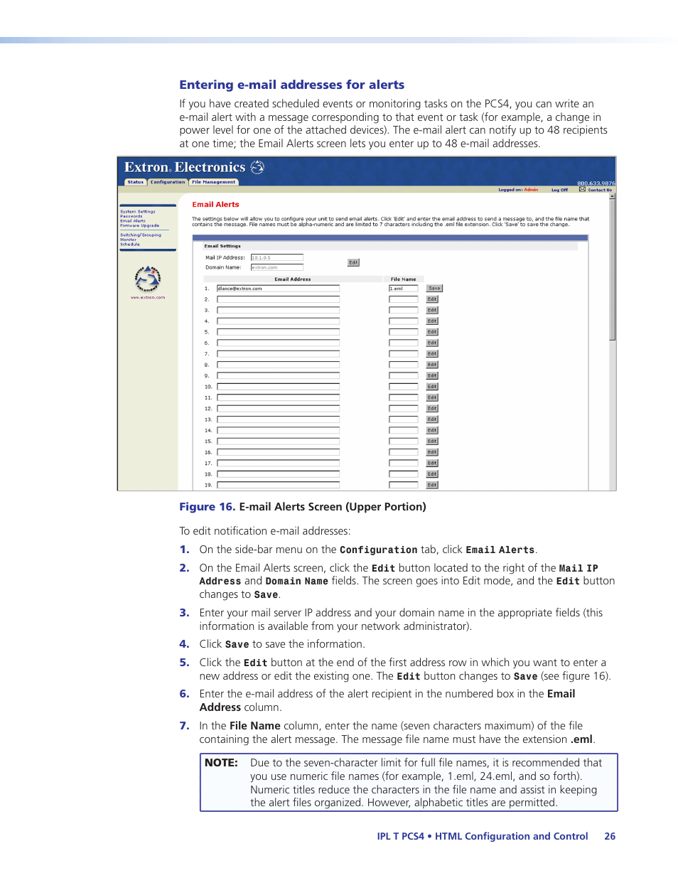 Extron Electronics IPL T PCS4i User Manual | Page 32 / 69