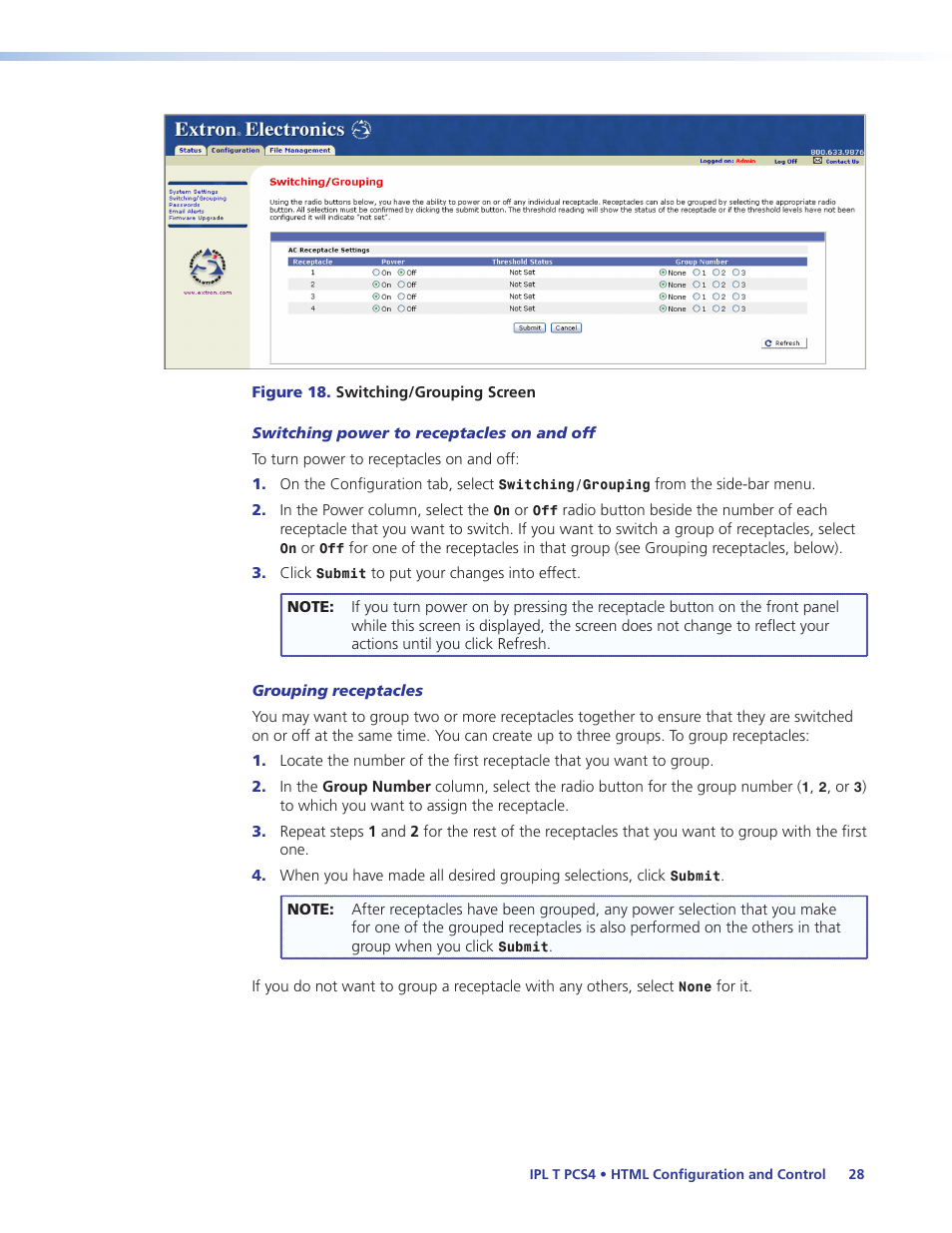 Extron Electronics IPL T PCS4i User Manual | Page 34 / 69