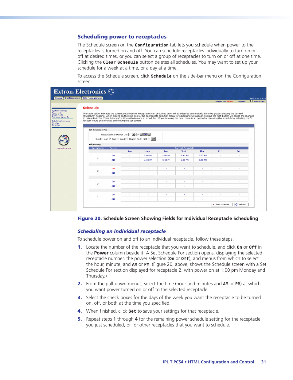 Extron Electronics IPL T PCS4i User Manual | Page 37 / 69