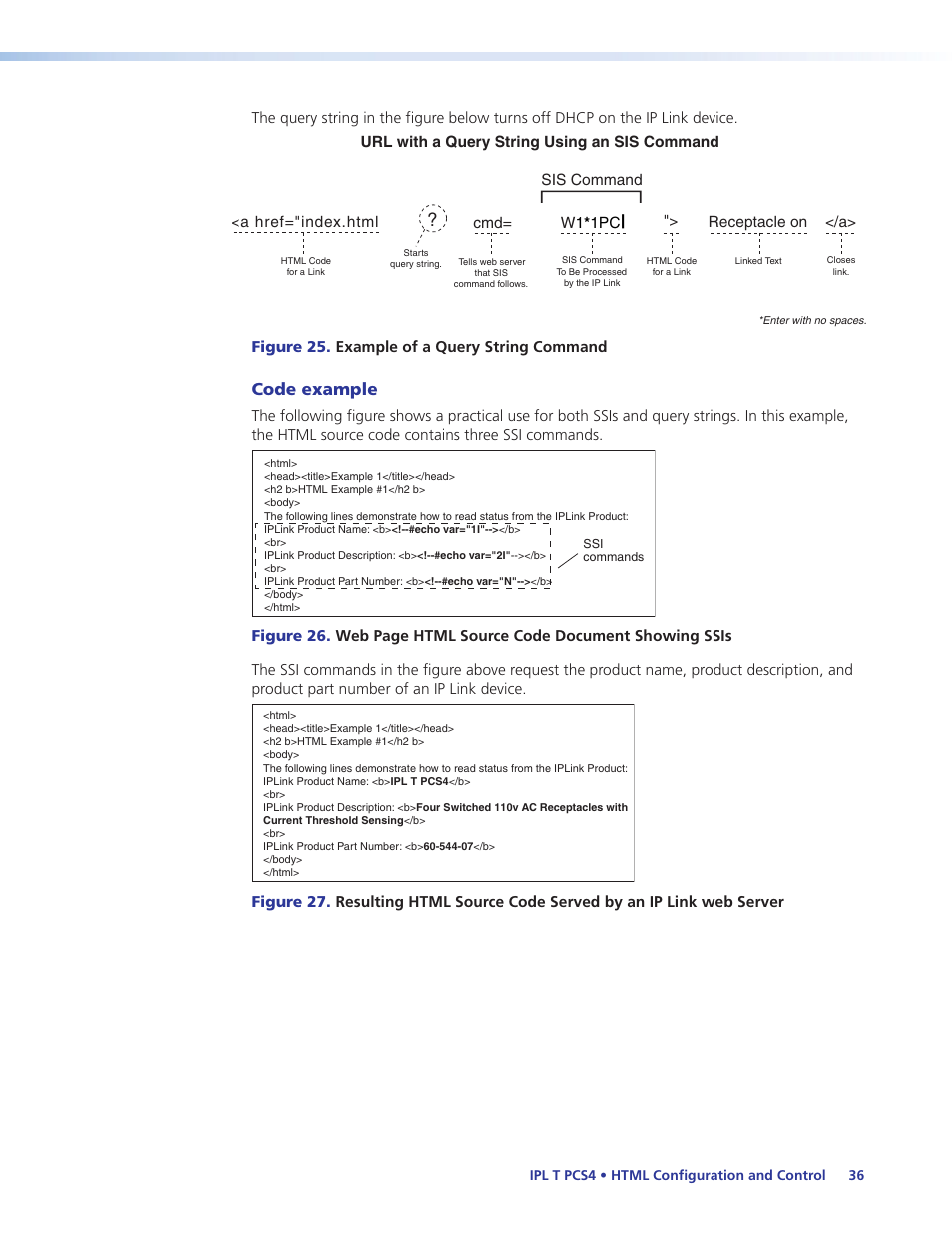 Code example | Extron Electronics IPL T PCS4i User Manual | Page 42 / 69