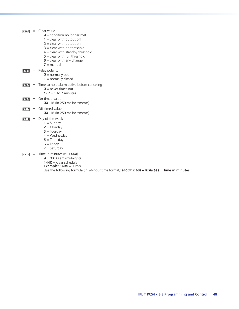 Extron Electronics IPL T PCS4i User Manual | Page 54 / 69